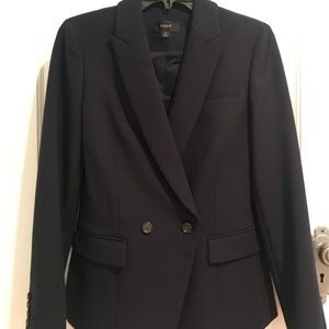 NWOT Beautiful J. Crew Navy Blazer